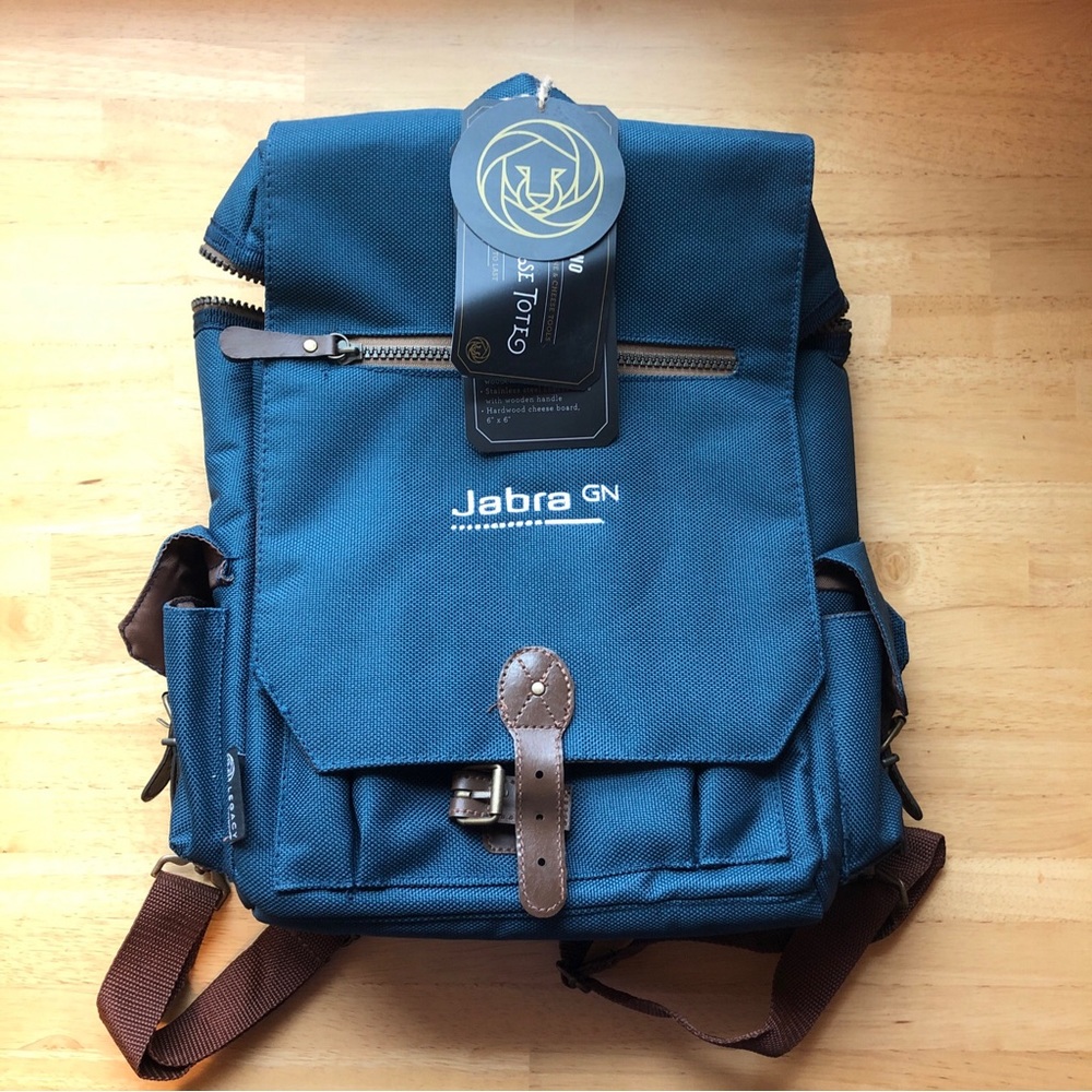 Moreno Cheese & Wine Tote Book Bag Jabra GN